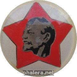 Знак Участник пионерского парада в Москве 19 мая 1968 годю Ленин