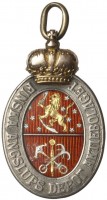Нагрудный знак В память 25-летия Акционерного общества финляндского легкого пароходства 