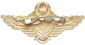 Нагрудный знак Специалист 3-го класса. 