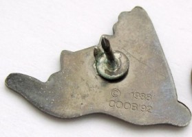 Нагрудный знак Летние олимпийские игры Барселона 1992 талисман. 