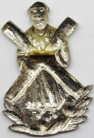 Нагрудный знак Королевские горцы, знак на лядунку 
