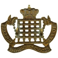 Нагрудный знак Royal Gloucestershire Hussars Imperial Yeomanry Regiment Cap Badge 