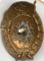 Нагрудный знак Радиотехническое нормальное военное училище 1952 