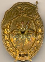 Нагрудный знак Нормальное военное училище связи 1947 