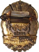 Нагрудный знак 300 лет Воссоединения Украины с Россией 