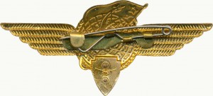 Нагрудный знак Летчик космонавт 3 класса 