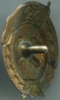 Нагрудный знак Военное училище химической защиты 1954 