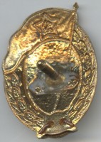 Нагрудный знак Танковое нормальное училище 1950г. 