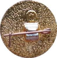 Нагрудный знак Интеркосмос. СССР-Франция. 