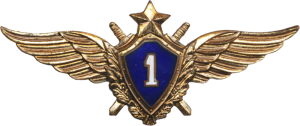 Нагрудный знак Летчик 1 класса 