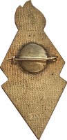 Нагрудный знак 206 Школа, Ленининград. К.и.в. 