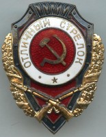 Badge Excellent gunner 