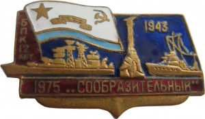 Нагрудный знак 12 Лет БПК 