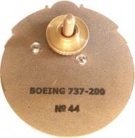 Нагрудный знак Авиакомпания SAT, Сахалин 1992-2013. Boeing 737-200 