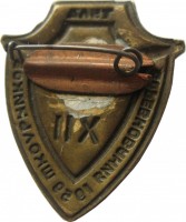 Нагрудный знак 12 Соревнования Школьников по авиамоделизму. Тула, 1959 