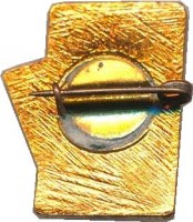 Нагрудный знак Новый год. 1 Января 