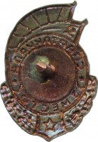 Нагрудный знак Спартакиада ВВС, Гимнастика, упражнения на коне. 3 Место 