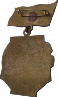 Нагрудный знак 25 лет авианосной бригада. Северного Флота. 1956-1981 