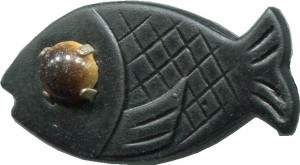 Нагрудный знак Зимняя Помощь, Животные, Рыба 