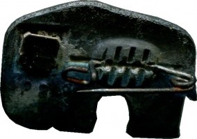 Нагрудный знак зимняя Помощь.животные.германия.1939Г слон 