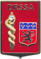 Нагрудный знак Региональное управление Здравоохранения Армии, Леон 