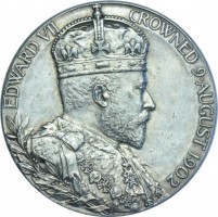 Нагрудный знак На коронацию Эдуарда VII и королевы Александры, 19 августа 1902 года 