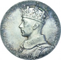 Нагрудный знак На коронацию Георга VI и королевы Елизаветы, 12 мая 1937 года 