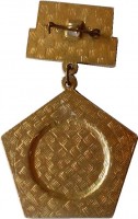 Нагрудный знак Брянск. Воинам и партизанам. 1945-1975 