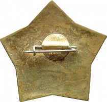 Нагрудный знак 20 Лет строительства космодрома Байконура. 1955-1975 