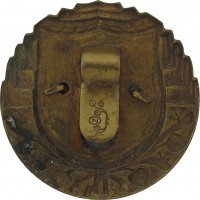 Нагрудный знак За отличную стрельбу из миномета, серебряная степень 