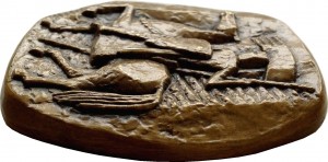 Нагрудный знак Шведский коммерческий банк. Стокгольм, улица Биргер-Ярлсгатан 43-51. 1 ноября 1961
 
