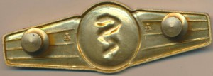 Badge Surgeon, gold 