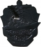 Нагрудный знак Северная верфь Проект 956 Э Герб СПБ 