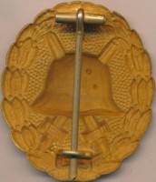 Нагрудный знак За ранение, золотая степень 