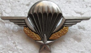 Нагрудный знак Парашютист 