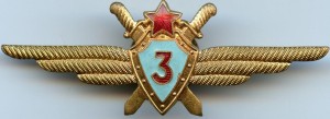 Нагрудный знак Летчик 3 класса 