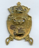 Нагрудный знак Кокарда военной академии 