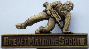 Нагрудный знак Спортивный, бронзовый 