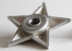 Нагрудный знак Звезда на берет, фуражку, петлицу 