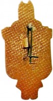 Нагрудный знак Миасс лыжный марафон 1500 км 