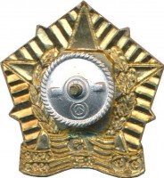 Нагрудный знак 75 лет Санкт-Петербургскому ВОКУ им С.М.Кирова 