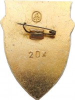 Нагрудный знак Долинск 