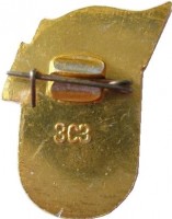 Нагрудный знак СССР-ГДР Ленинград 1973 г. 