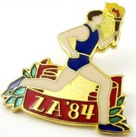 Нагрудный знак Олимпийские игры 1984 Лос-Анджелес 