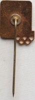 Нагрудный знак Олимпийские игры Москва 1980, гимнастика 