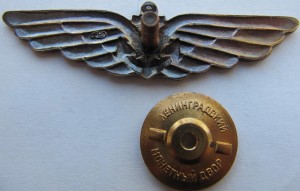 Badge Aircarrier crew member, gold 