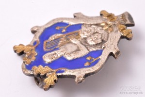 Нагрудный знак Праздник песни, K.L. L.K., 1919 г. 