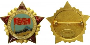 Нагрудный знак Партизанский союз Чапаев 