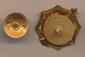 Нагрудный знак 3 место, хоккей с шайбой 