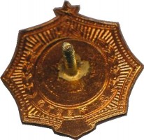Нагрудный знак Первенстов Ленинграда. Горные лыжи. 2 место 